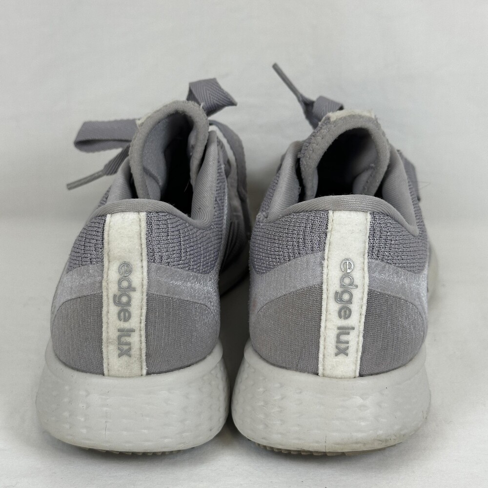 Adidas Edge Lux Shoes Womens Size 7 Gray Silver Running Athletic Sneakers FW9260